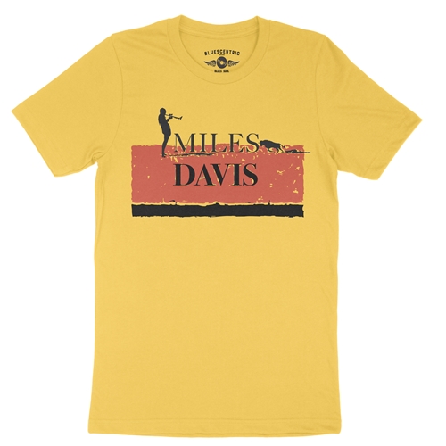 Classic Miles Davis T-Shirt - Lightweight Vintage Style - vintagemaizeyellow