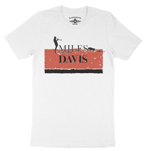 Classic Miles Davis T-Shirt - Lightweight Vintage Style - white