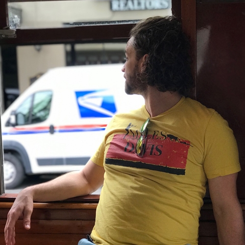 Classic Miles Davis T-Shirt - Lightweight Vintage Style - vintagemaizeyellow