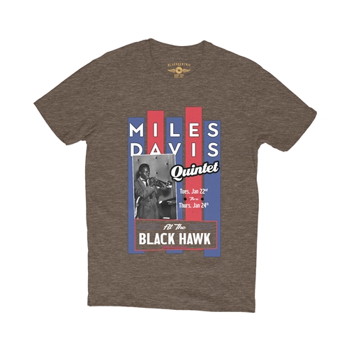 Miles Davis Concert T-Shirt - Lightweight Vintage Style - heatherbigmuddy