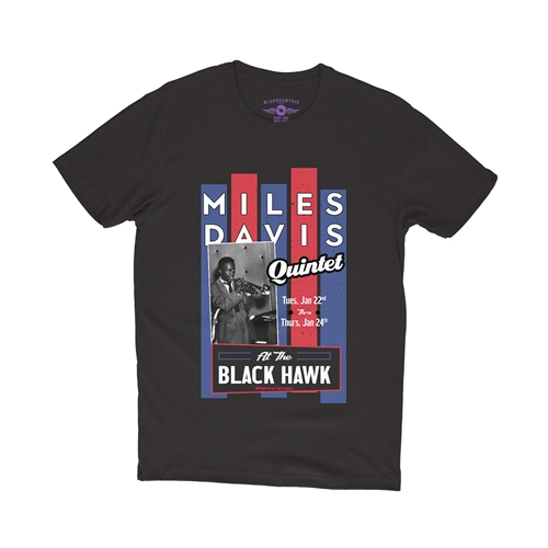 Miles Davis Concert T-Shirt - Lightweight Vintage Style - vintageblack