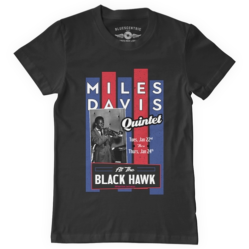 Miles Davis Concert T-Shirt - Classic Heavy Cotton - classicblack