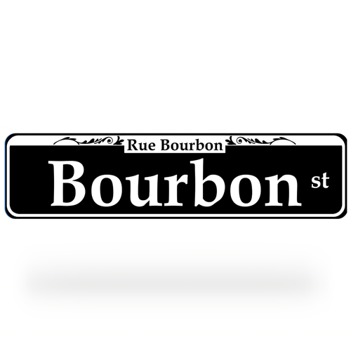 Bourbon Street Sign