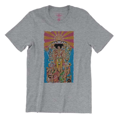Jimi Hendrix Axis Bold as Love Album T-Shirt - Lightweight Vintage Style - heatherathletic