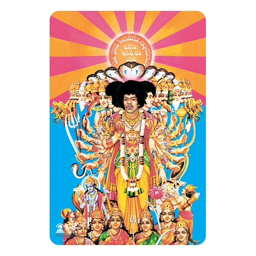 Jimi Hendrix Axis Bold as Love Wall Sign | Bluescentric