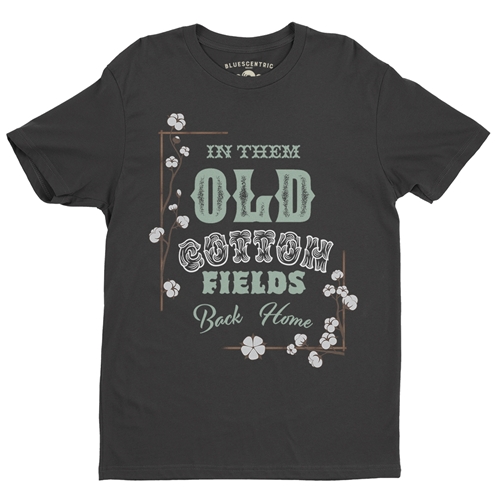 Creedence Clearwater Cotton Fields T-Shirt - Lightweight Vintage Style - vintageblack