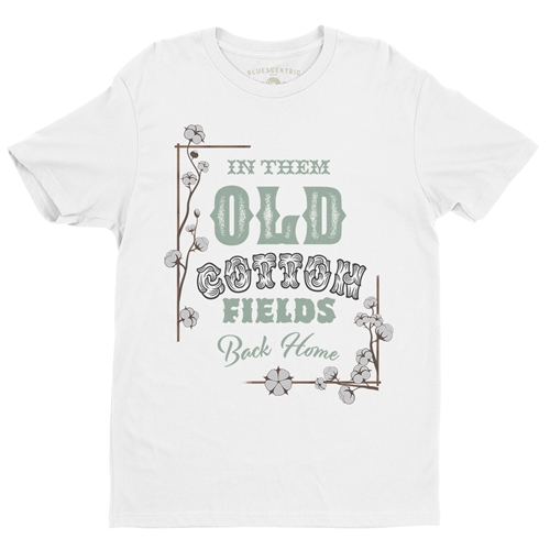 Creedence Clearwater Cotton Fields T-Shirt - Lightweight Vintage Style - white
