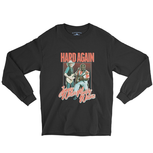 Muddy Waters & Johnny Winter Hard Again Long Sleeve T-Shirt - longsleeveblack