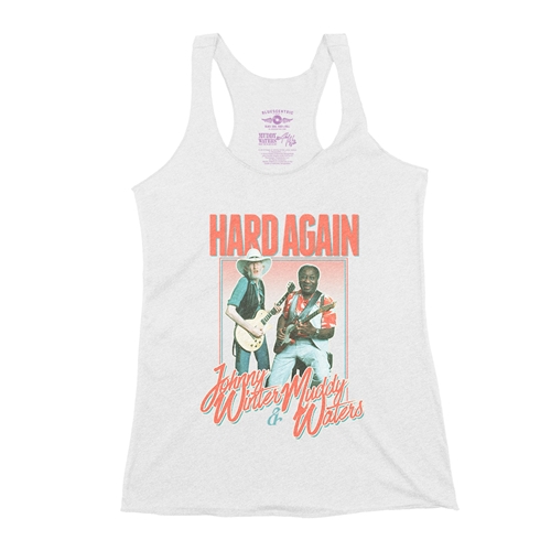 Muddy Waters & Johnny Winter Hard Again Racerback Tank - Women