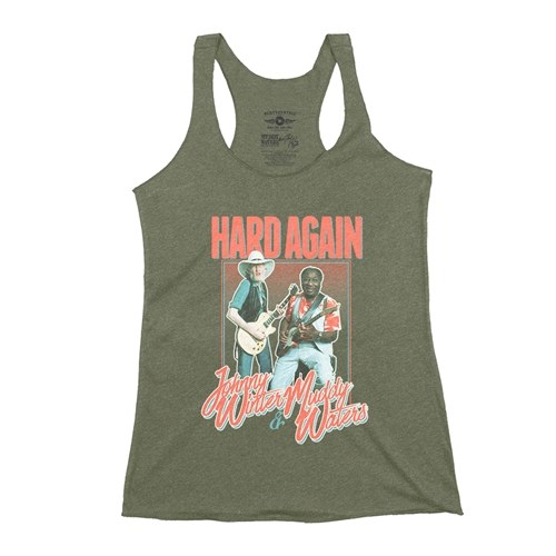 Muddy Waters & Johnny Winter Hard Again Racerback Tank - Women