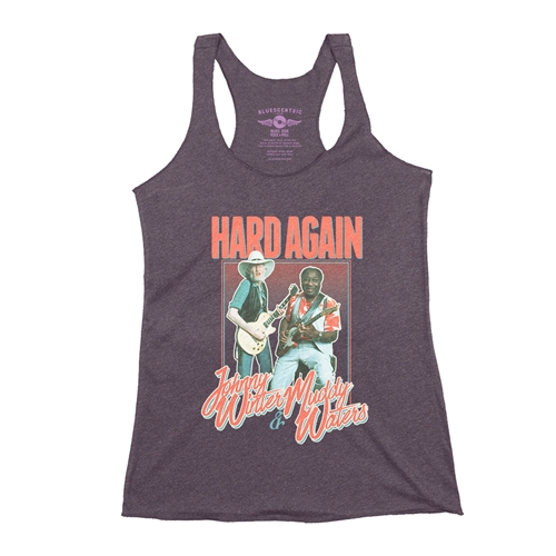 Muddy Waters & Johnny Winter Hard Again Racerback Tank - Women