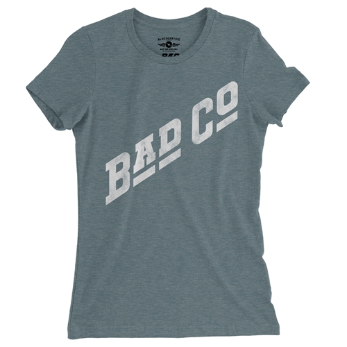 Bad Company Ladies T Shirt - Relaxed Fit - ladiesheatherdeepteal