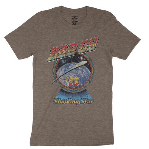 Bad Company Shooting Star T-Shirt - Lightweight Vintage Style - heatherbigmuddy