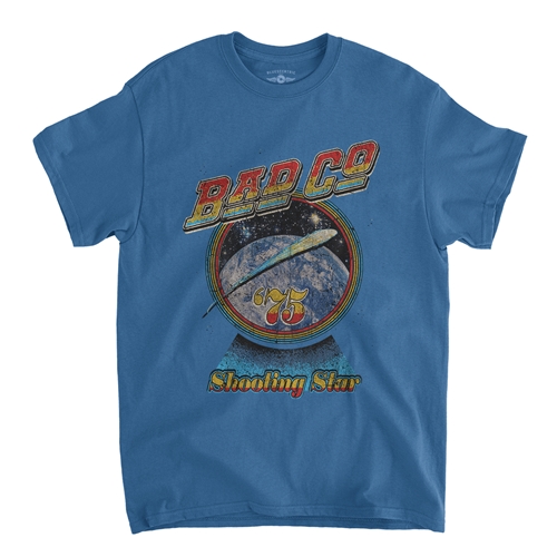 Bad Company Shooting Star T-Shirt - Classic Heavy Cotton - classicroyalblue