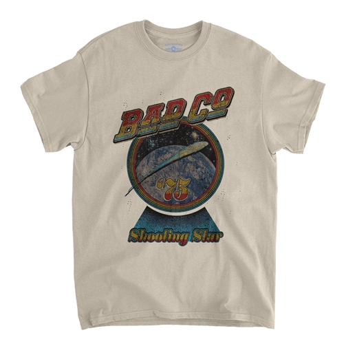 Bad Company Shooting Star T-Shirt - Classic Heavy Cotton - classicsand