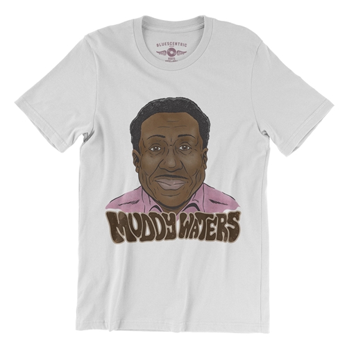 Muddy Waters Ready T-Shirt - Lightweight Vintage Style - white