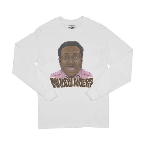 Muddy Waters Ready Long Sleeve T-Shirt - longsleevewhite