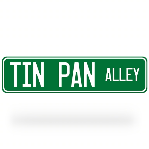 Tin Pan Alley Street Sign