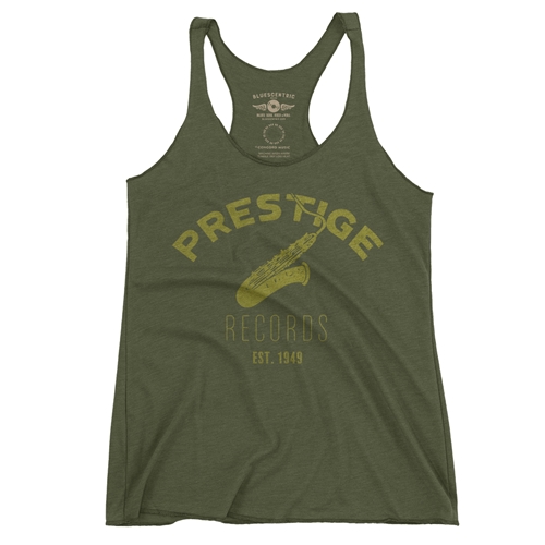 CLOSEOUT Prestige Records Saxophone Racerback Tank - Women