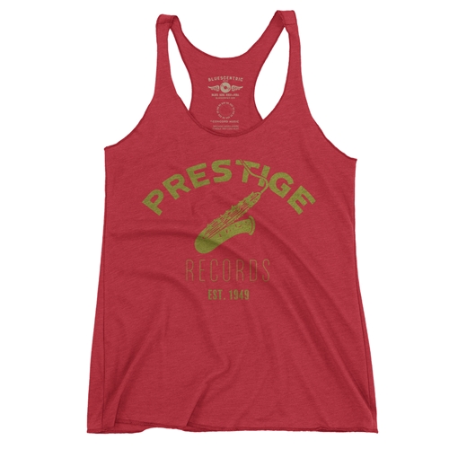 CLOSEOUT Prestige Records Saxophone Racerback Tank - Women