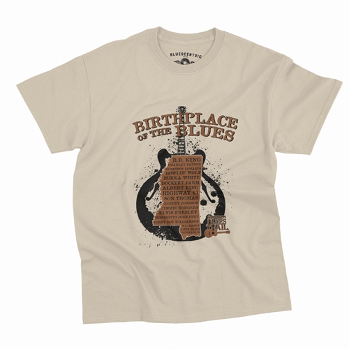 Birthplace of the Blues Trail T-Shirt - Classic Heavy Cotton - classicsand