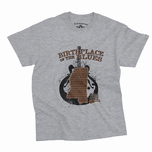 Birthplace of the Blues Trail T-Shirt - Classic Heavy Cotton - heatherathletic