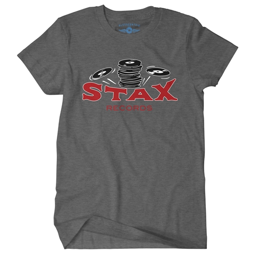 CLOSEOUT Stax Records Stax of Wax T-Shirt - Classic Heavy Cotton - classicheathergrey