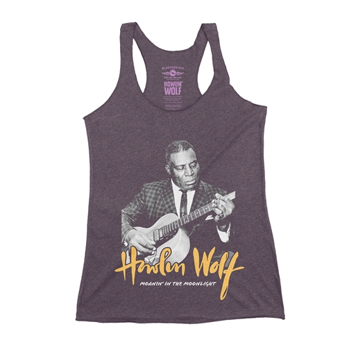 Howlin Wolf Moanin in the Moonlight Racerback Tank - Women