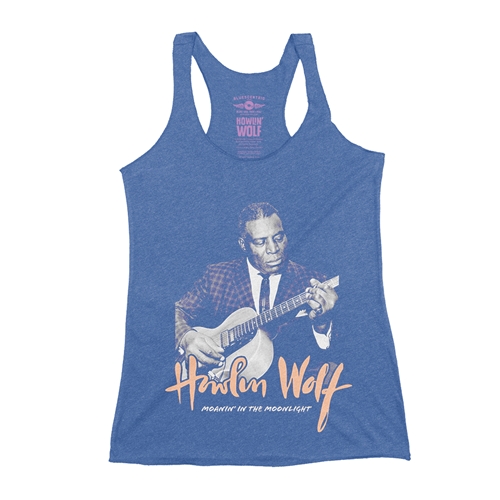 Howlin Wolf Moanin in the Moonlight Racerback Tank - Women