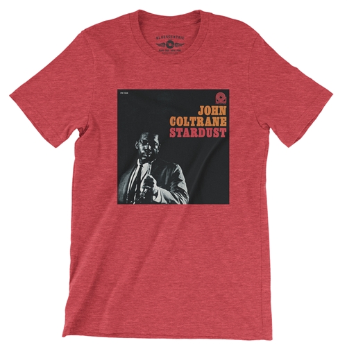 John Coltrane Stardust T-Shirt - Lightweight Vintage Style - heatherredrocks