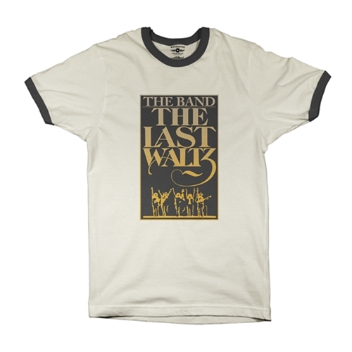 The Band The Last Waltz Ringer T-Shirt - ringernaturalblacktrim