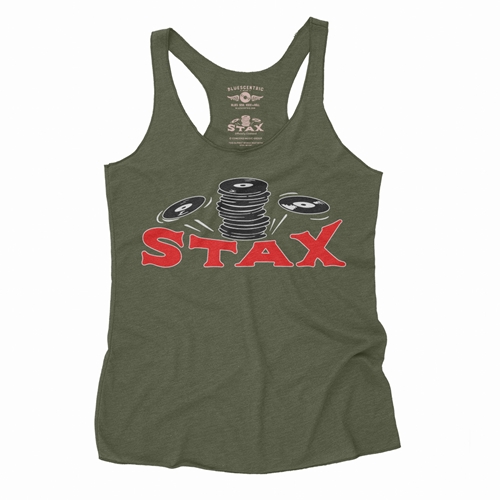 CLOSEOUT Stax Records Stax of Wax Racerback Tank - Women