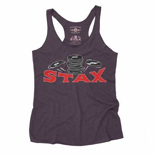 CLOSEOUT Stax Records Stax of Wax Racerback Tank - Women