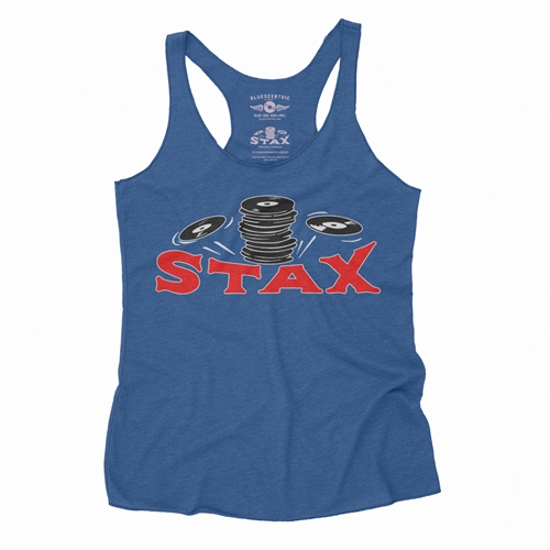 CLOSEOUT Stax Records Stax of Wax Racerback Tank - Women