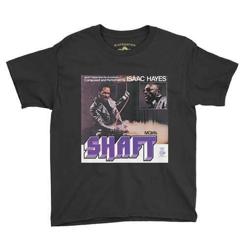 CLOSEOUT Isaac Hayes SHAFT Youth T-Shirt - Lightweight Vintage Children & Toddlers - youthblack