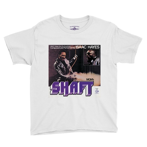CLOSEOUT Isaac Hayes SHAFT Youth T-Shirt - Lightweight Vintage Children & Toddlers - youthwhite