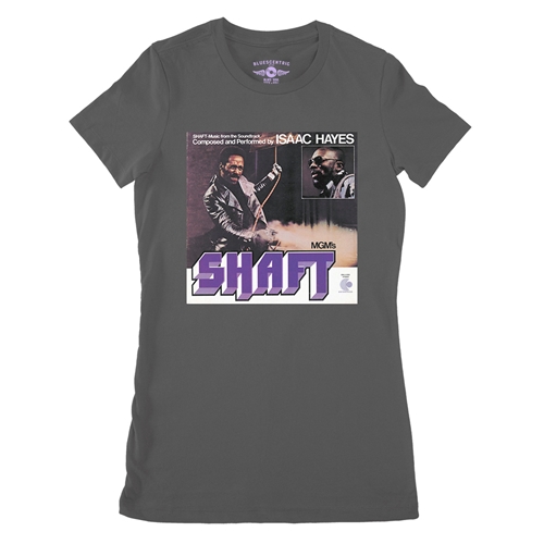 CLOSEOUT Isaac Hayes SHAFT Ladies T Shirt - ladiessmoke