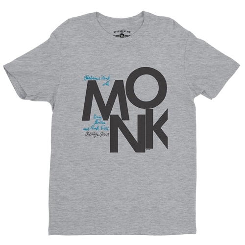 CLOSEOUT Thelonious Monk MONK Prestige 7053 T-Shirt - Lightweight Vintage Style - heatherathletic