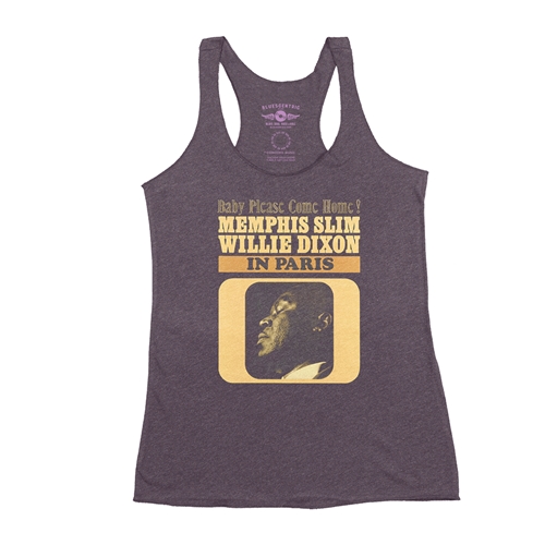 Willie Dixon & Memphis Slim in Paris Racerback Tank - Women