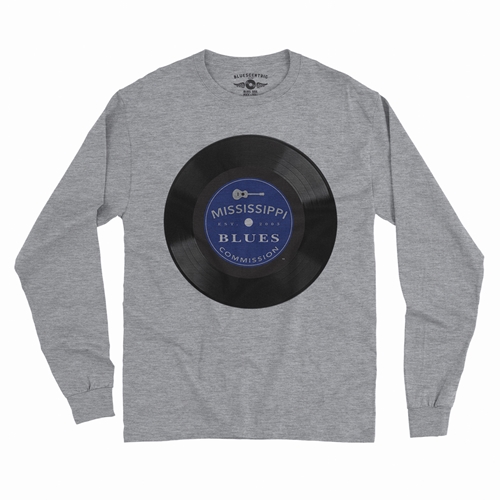 Mississippi Blues Commission Long Sleeve T-Shirt - longsleeveathleticheather