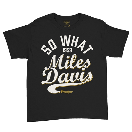 Miles Davis So What 1959 Youth T-Shirt - Lightweight Vintage Children & Toddlers - youthblack
