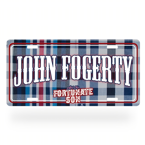 John Fogerty Aint No Fortunate Son License Plate