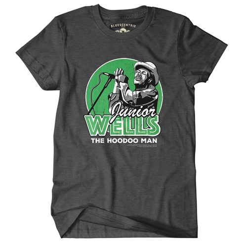 Junior Wells T-Shirt - Classic Heavy Cotton - classicheathergrey