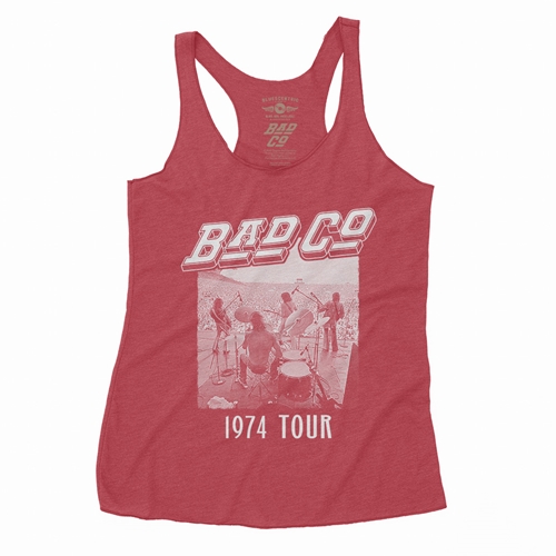 Vintage Bad Company 1974 Tour Racerback Tank - Women