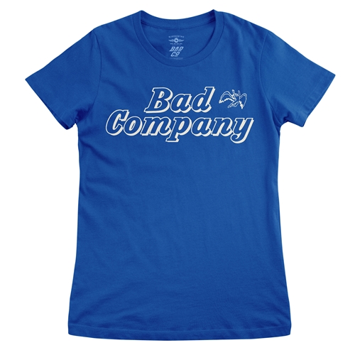 Vintage Bad Company Icarus Ladies T Shirt - ladiesblue