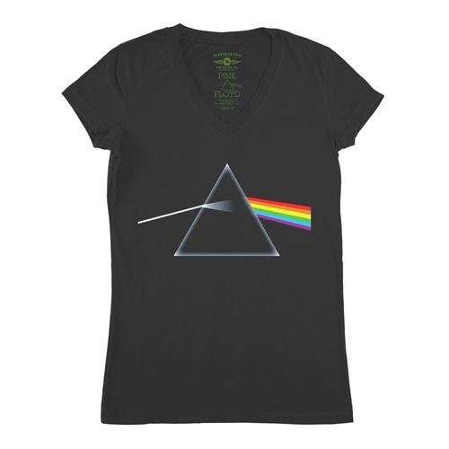 Pink Floyd The Dark Side of the Moon V-Neck T Shirt - Women's