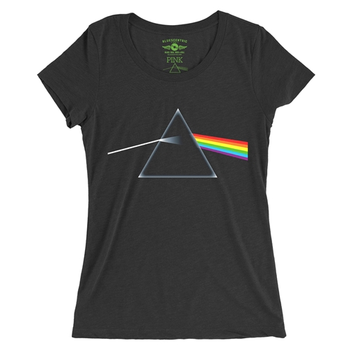 Pink Floyd The Dark Side of the Moon Ladies T Shirt - Relaxed Fit - ladiesblack
