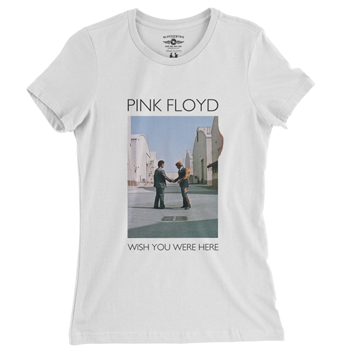 Pink Floyd Wish You Were Here Ladies T Shirt - Relaxed Fit - white