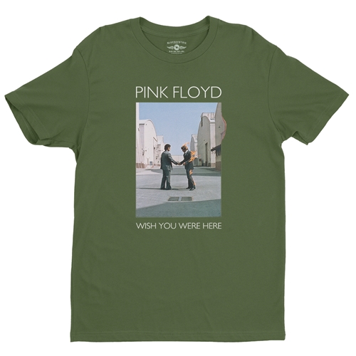 Pink Floyd Wish You Were Here '75 T Shirt Mens Licensed Rock N Roll Tee Black 