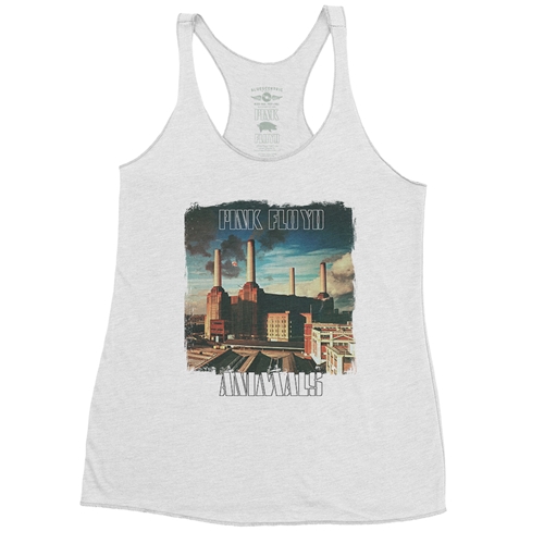 Pink Floyd Animals Album Cover Racerback Tank - Women